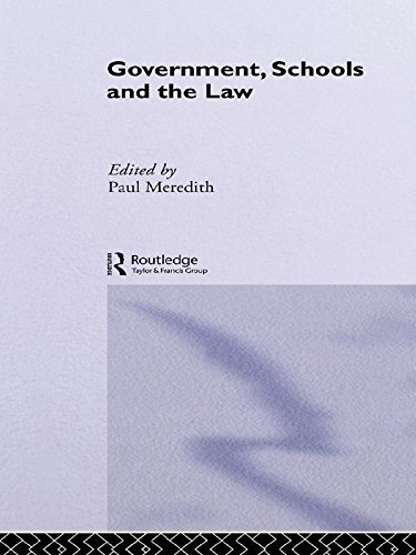 Government, Schools and the Law (English Edition)