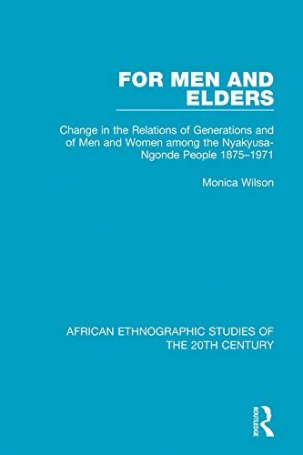 For Men and Elders (English Edition)