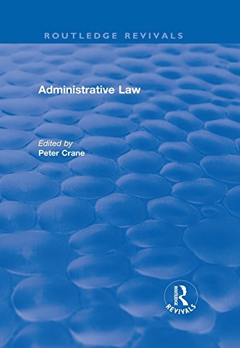 Administrative Law (Routledge Revivals) (English Edition)