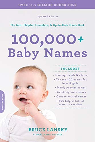 100,000+ Baby Names: The most helpful, complete, & up-to-date name book (English Edition)