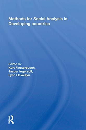 Methods For Social Analysis In Developing Countries (English Edition)