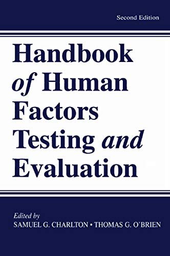 Handbook of Human Factors Testing and Evaluation (English Edition)