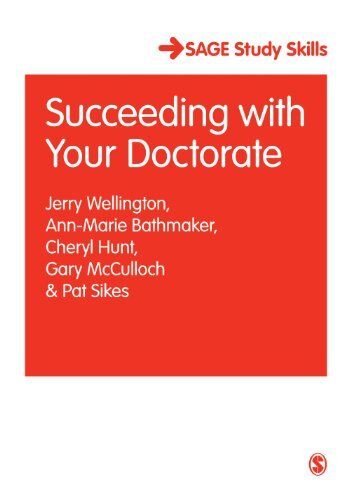 Succeeding with Your Doctorate (SAGE Study Skills Series) (English Edition)