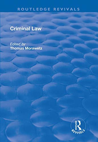 Criminal Law (English Edition)