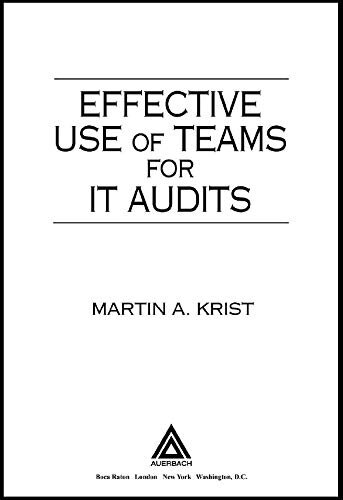 Effective Use of Teams for IT Audits (English Edition)